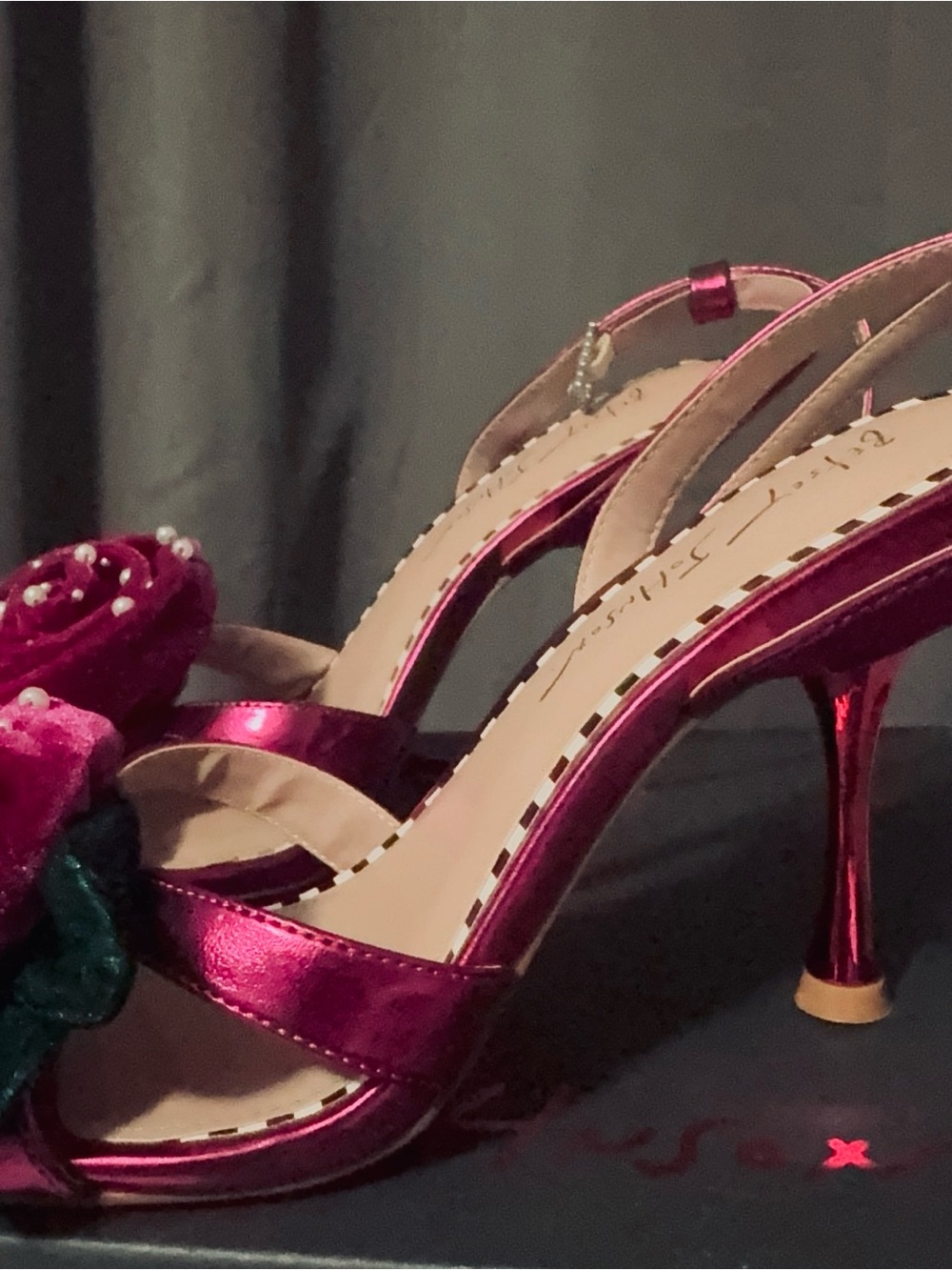 Betsey Johnson Rose Heels - Picture 5 of 5